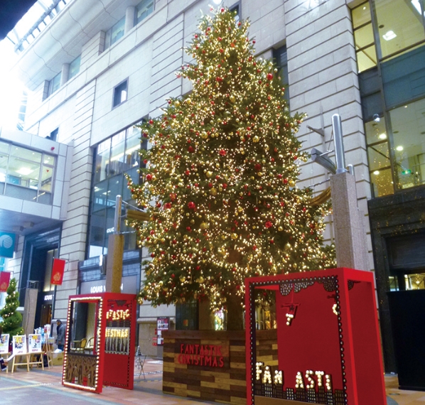 大丸福岡店天神クリスマス装飾（2017年）の画像